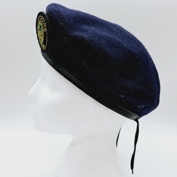 SCOUTS CANADA | patch/badge fitted beret cap hat - Picture 2 of 7